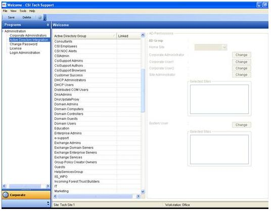 CSI SPECTRUM: Active Directory Integration