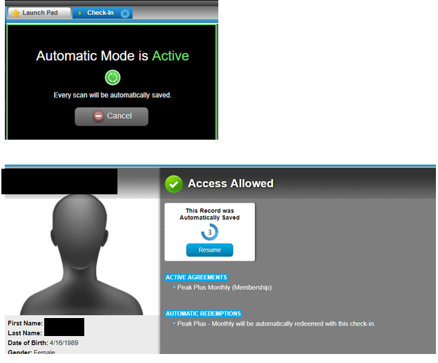 MOSO: Check-In Modes