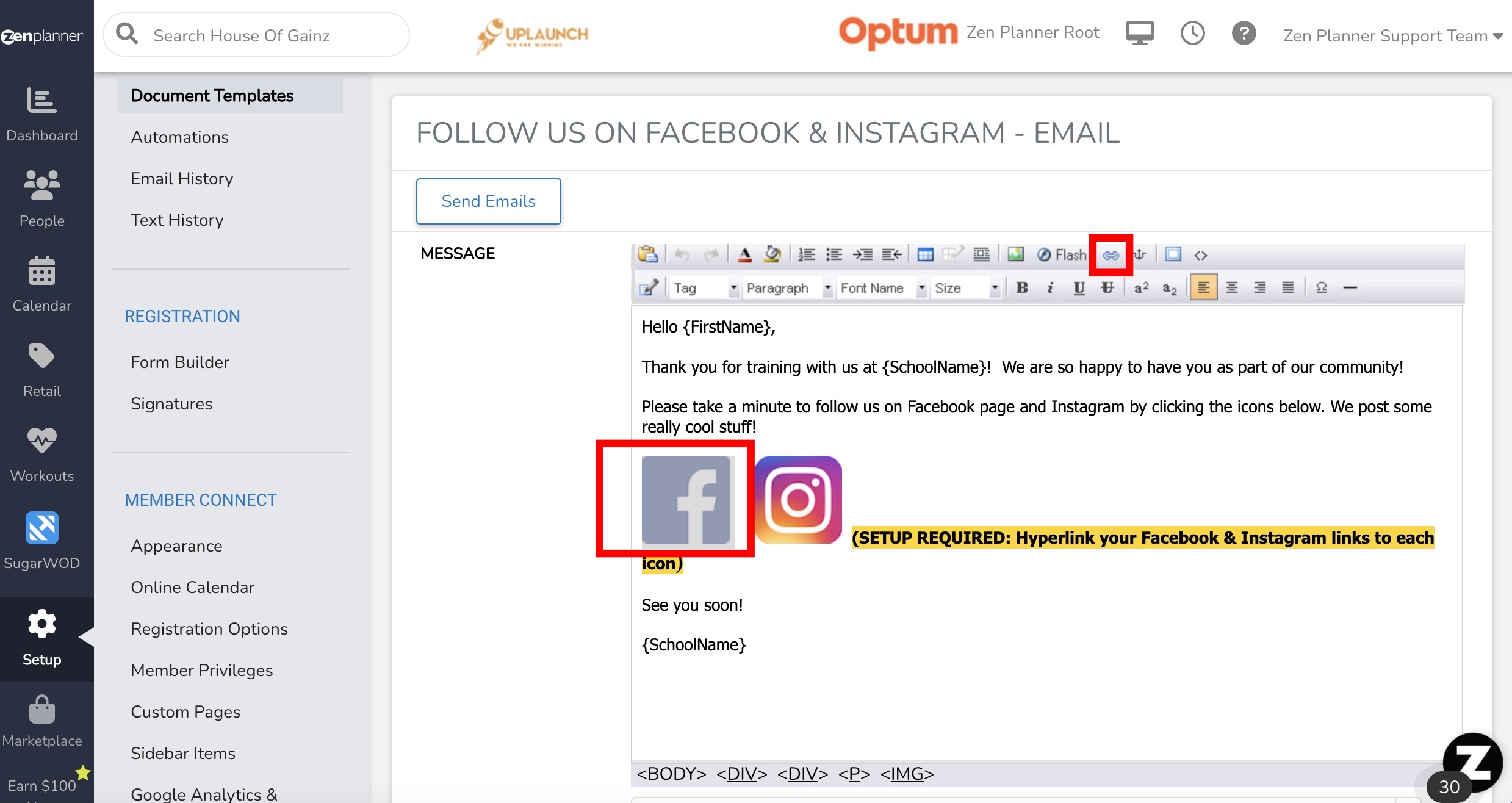 ZEN PLANNER: How Do I Set Up Automated Emails?