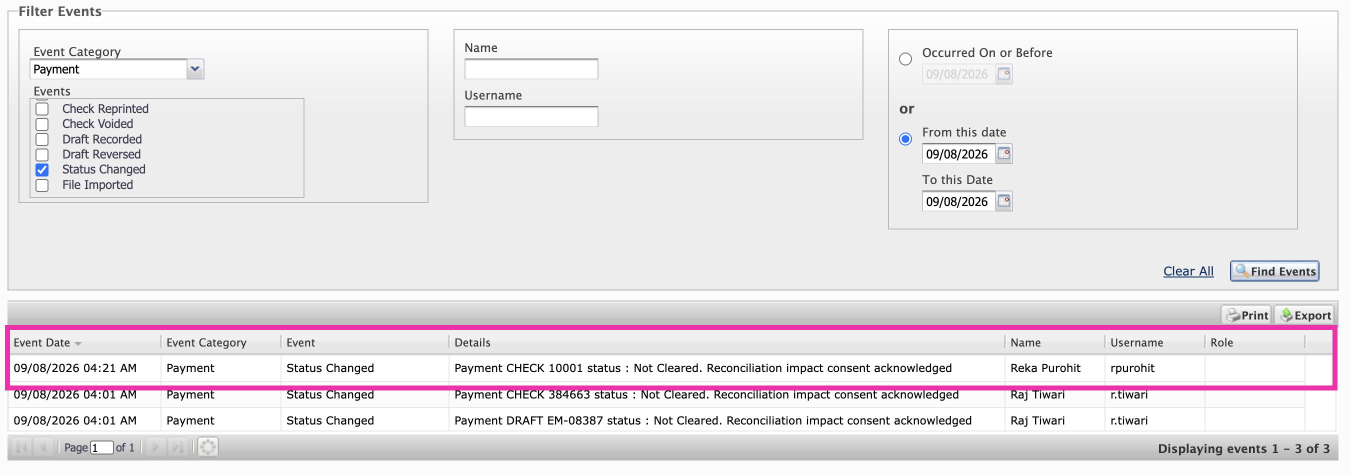 Daxko Accounting 09/08/2026 Release - Bank Reconciliation Enhancements